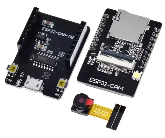 ESP32-CAM + antena + adapter