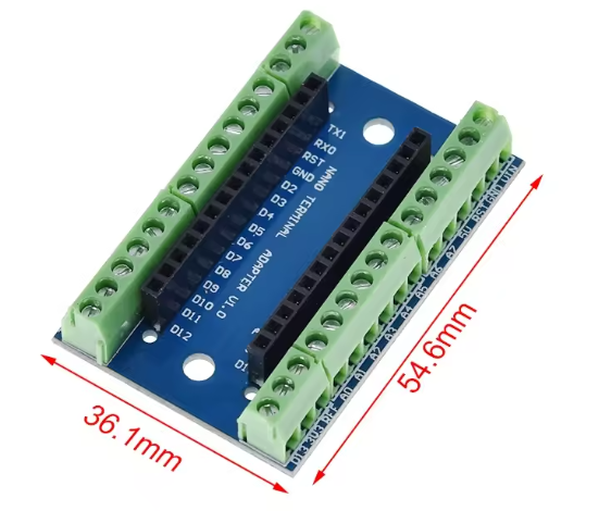 Arduino nano terminal shield