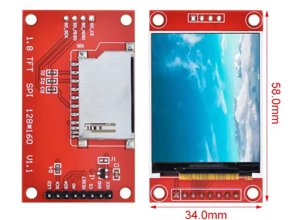 TFT displej u boji 1.8in