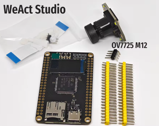 WeAct STM32H723 + LCD + OV7725