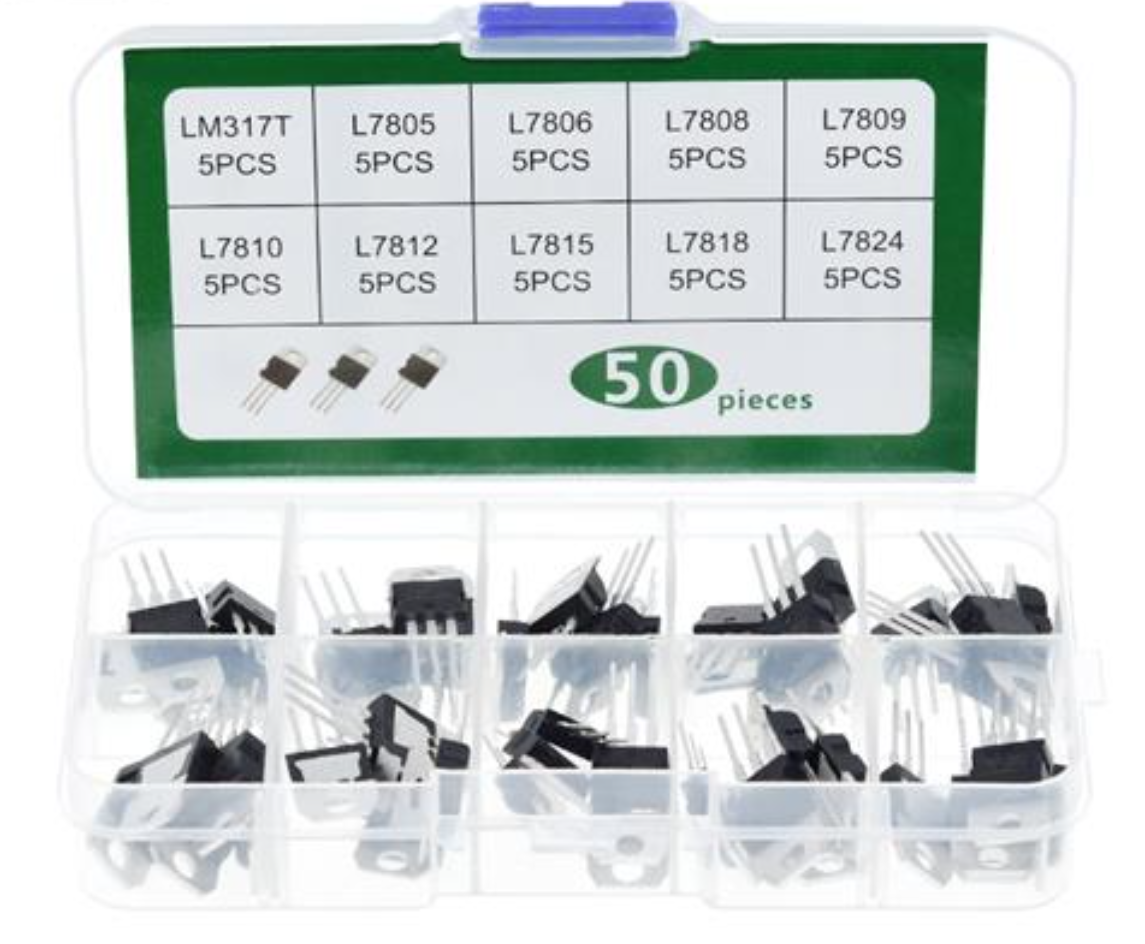 L78xx i LM317T regulatori napona komplet 1 L78xx i LM317T regulatori napona komplet