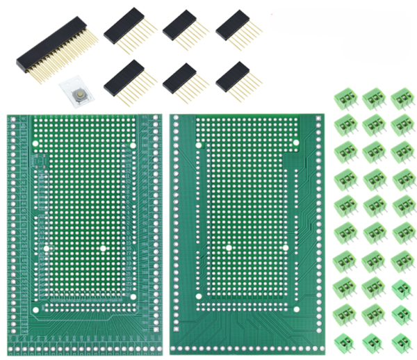 Arduino Mega terminal shield diy kit