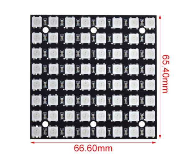 WS2812 RGB LED matrix 64 diode - NeoPixel