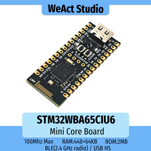 WeAct STM32WBA65CIU6 Core Board
