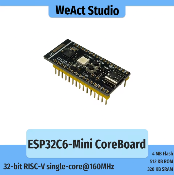 WeAct ESP32-C6-Mini CoreBoard 1 WeAct ESP32-C6-Mini CoreBoard