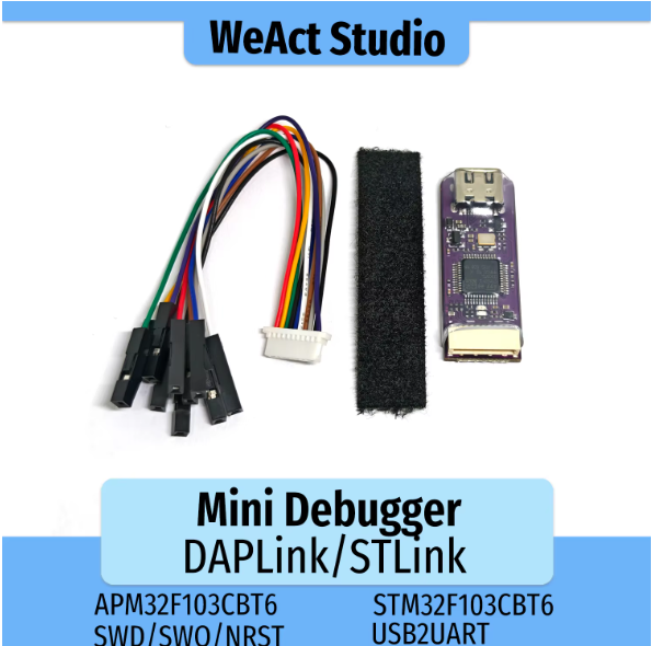 WeAct Mini Debugger (DAPLink / ST-Link V2.1) 2 WeAct Mini Debugger (DAPLink / ST-Link V2.1) - Image 2